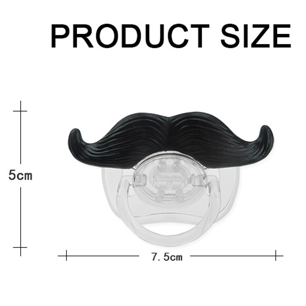 Mustache Pacifier Funny Baby Pacifier